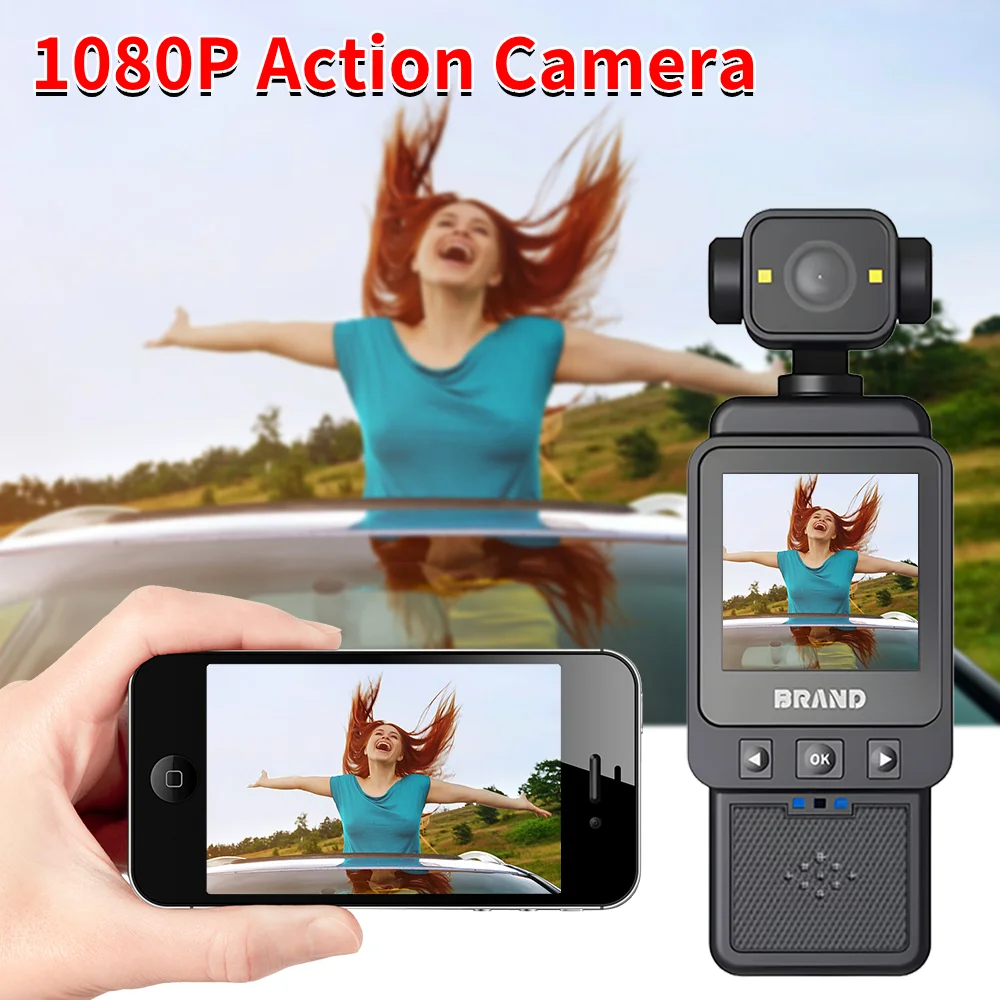 1080P WiFi Action Camera Travel Bicycle Driver Recorder Body Camera for Outdoor Sport Bike Travel
1080P WiFi Action Camera Travel Bicycle Driver Recorder Body Camera for Outdoor Sport Bike Travel