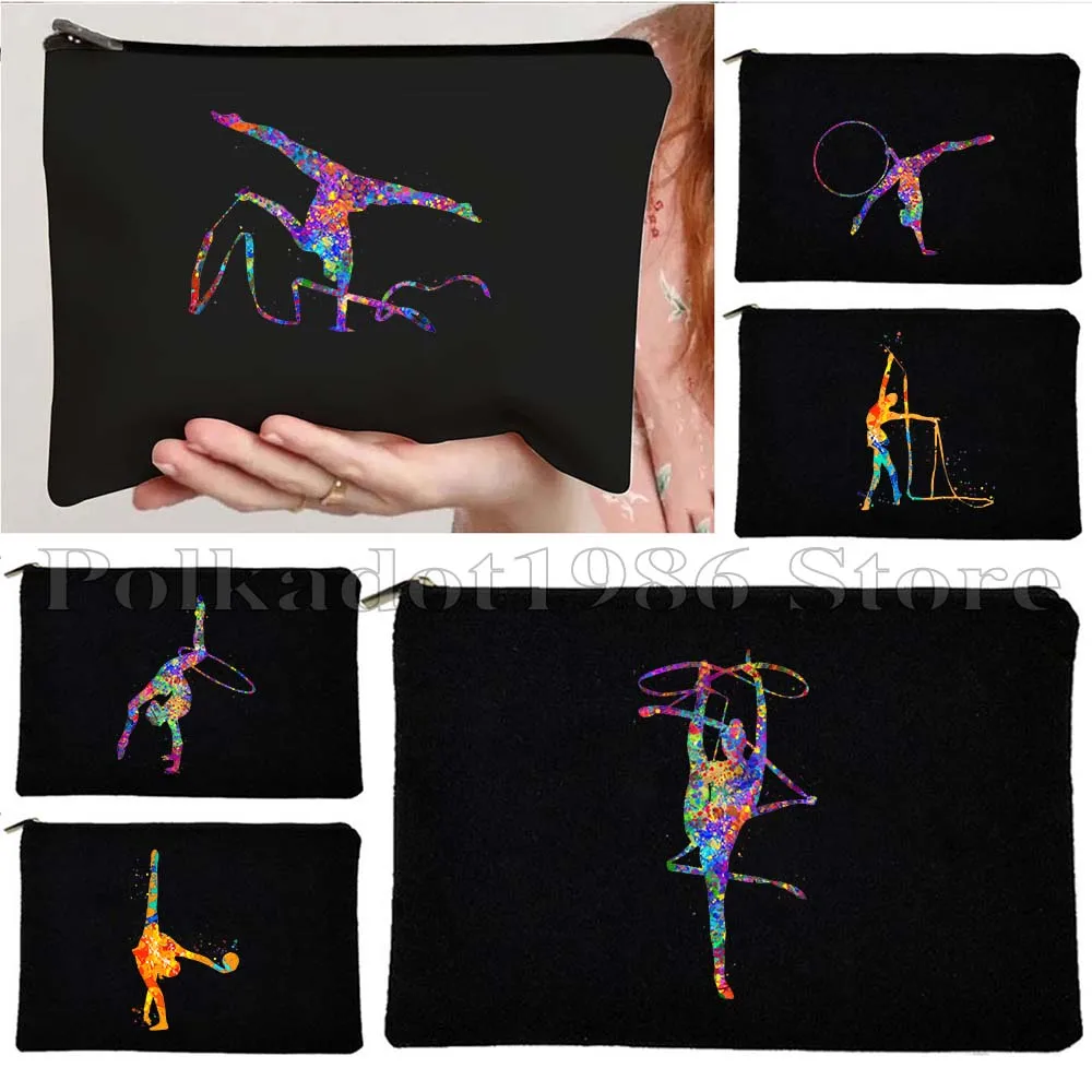 Colorful Rhythmic Gymnastics Ribbon Rope Ball Watercolor Art Cute Sport Gift Canvas Cosmetic Makeup Toilet Bag Pencil Case Pouch
Colorful Rhythmic Gymnastics Ribbon Rope Ball Watercolor Art Cute Sport Gift Canvas Cosmetic Makeup Toilet Bag Pencil Case Pouch