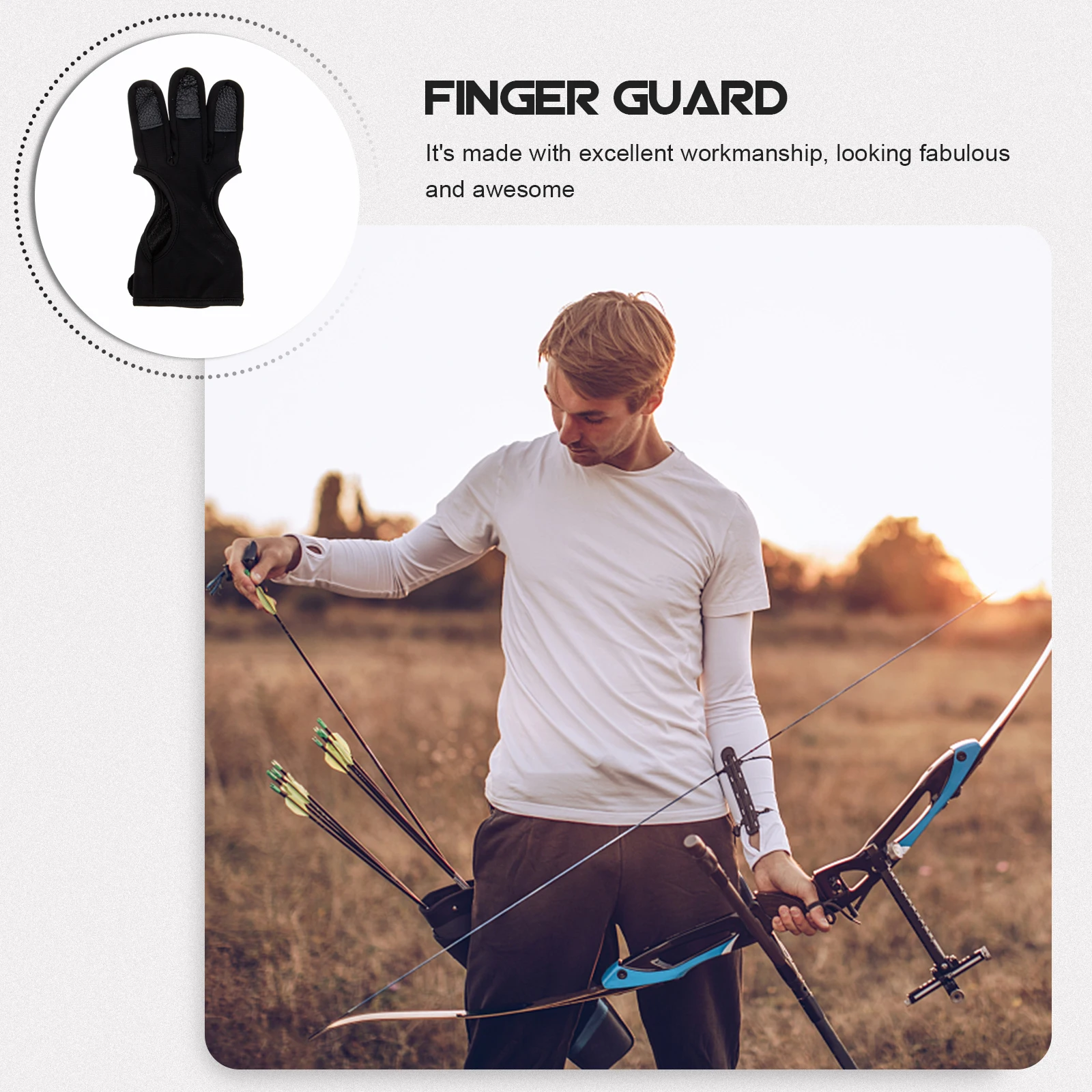 Finger Protective Cover Archery Accessory Supplies Gloves Dactilera for Caceria Caza Tab Portable Nail Man
Finger Protective Cover Archery Accessory Supplies Gloves Dactilera for Caceria Caza Tab Portable Nail Man