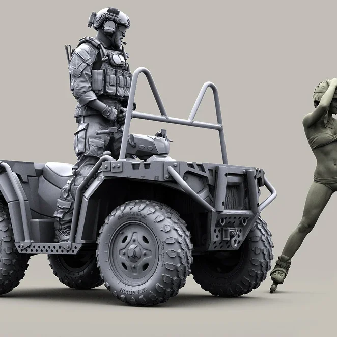 1/35 Resin Soldier model kits figure colorless and self-assembled(Special offer)(1 soldier, excluding vehicles) A-2060
1/35 Resin Soldier model kits figure colorless and self-assembled(Special offer)(1 soldier, excluding vehicles) A-2060