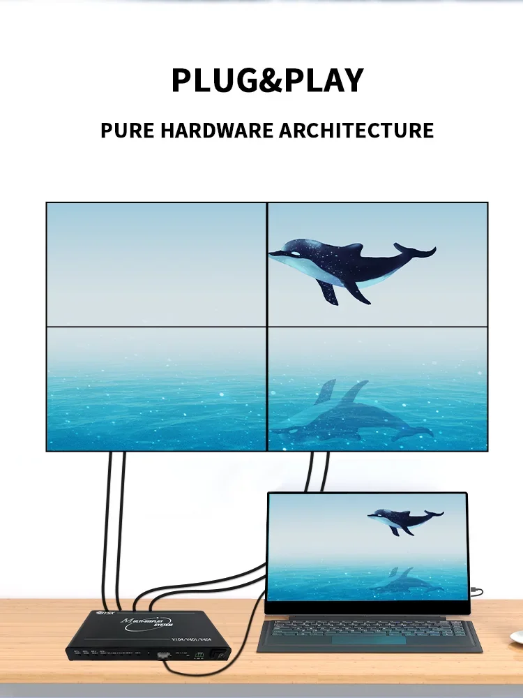 Hot Video Wall TV Hdmi 1 input 4 output 180 degrees for all modes 4k video wall controller 2x2
Hot Video Wall TV Hdmi 1 input 4 output 180 degrees for all modes 4k video wall controller 2x2