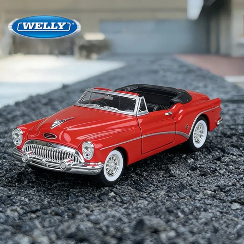WELLY 1:24 1953 Buick Skylark Alloy Sports Car Model Diecast Metal Classic Retro Vehicle Car Model High Simulation Kids Toy Gift
WELLY 1:24 1953 Buick Skylark Alloy Sports Car Model Diecast Metal Classic Retro Vehicle Car Model High Simulation Kids Toy Gift