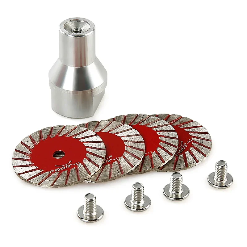 LOZLIN 5PCS 40mm Diamond Flange Saw Blades Corrugated Edge for Granite Marble Quartz Cutting 5/8-11 M10 M14 Engraving Tool
LOZLIN 5PCS 40mm Diamond Flange Saw Blades Corrugated Edge for Granite Marble Quartz Cutting 5/8-11 M10 M14 Engraving Tool
