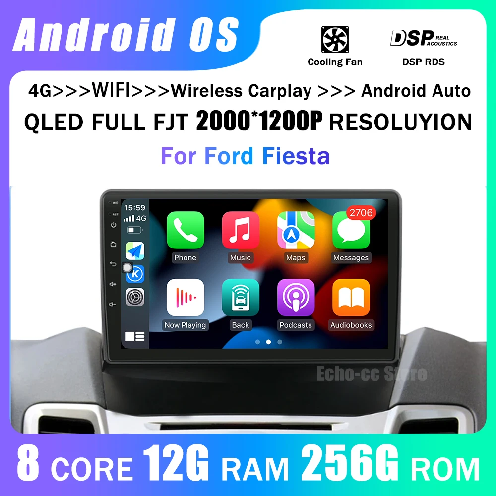 Car Radio Carplay Android 14 For Ford Fiesta MK7 2009 -2017 GPS Navigation Video Auto Stereo Multimedia Player Screen No 2din 5G
Car Radio Carplay Android 14 For Ford Fiesta MK7 2009 -2017 GPS Navigation Video Auto Stereo Multimedia Player Screen No 2din 5G