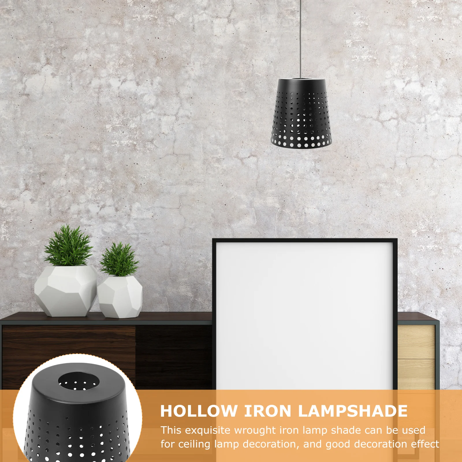 Wrought Iron Lampshade Multi-Hole Pendant Lamp Ceiling Light Decorative Home Hotel Lighting Accessory Iron Hollow Lampshade
Wrought Iron Lampshade Multi-Hole Pendant Lamp Ceiling Light Decorative Home Hotel Lighting Accessory Iron Hollow Lampshade