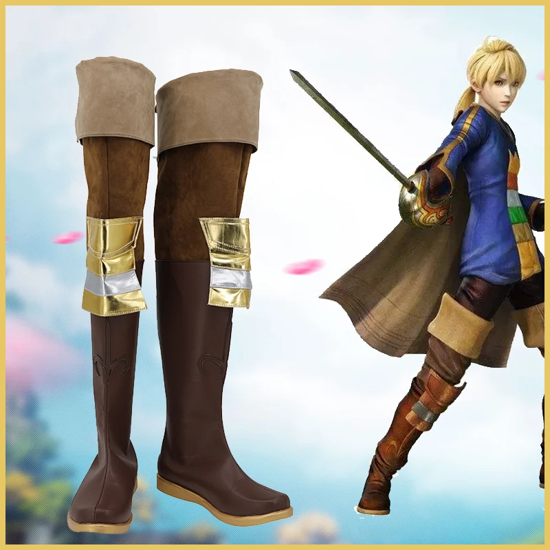 Game Final Fantasy Cosplay Ramza Cosplay PU Boots Shoes Halloween Cosplay Prop For Adult Men Women
Game Final Fantasy Cosplay Ramza Cosplay PU Boots Shoes Halloween Cosplay Prop For Adult Men Women