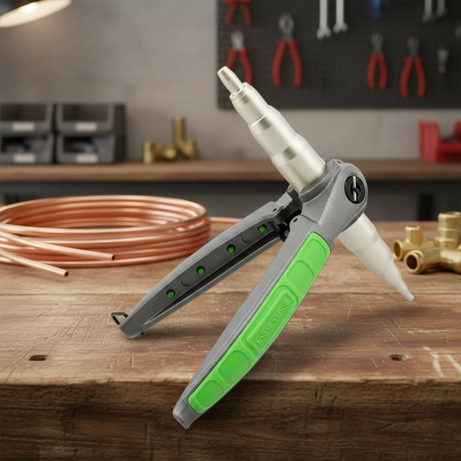 Copper Tube Expander Portable Manual Tube Expander Handheld Pipe Flaring Tool Comfortable Grip for Plumbers
Copper Tube Expander Portable Manual Tube Expander Handheld Pipe Flaring Tool Comfortable Grip for Plumbers