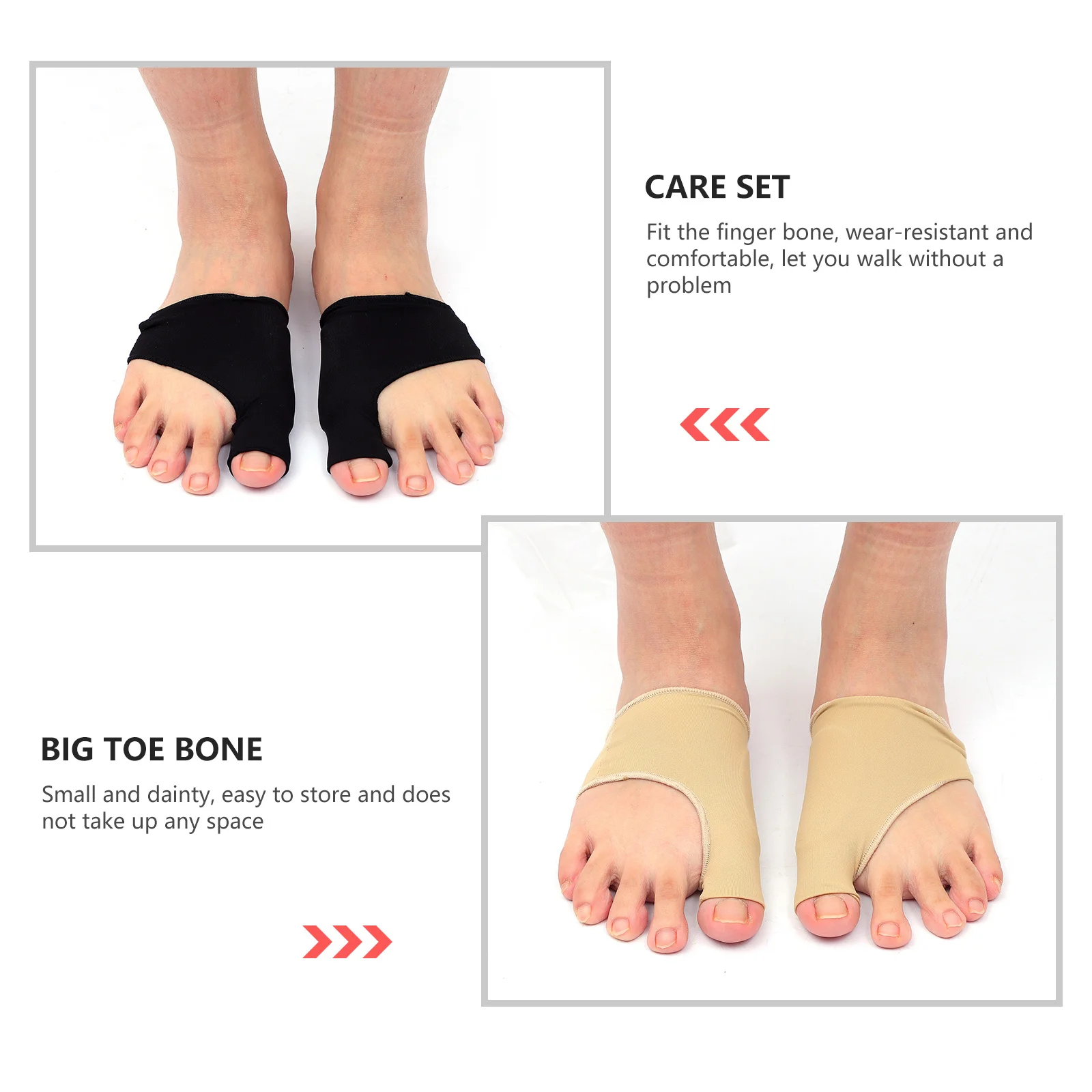 2 Pairs Bunion Hallux Valgus Straightener Foot Pain Relief Cover Toe Separator Hallux Valgus Splint Daily Wear Foot
2 Pairs Bunion Hallux Valgus Straightener Foot Pain Relief Cover Toe Separator Hallux Valgus Splint Daily Wear Foot