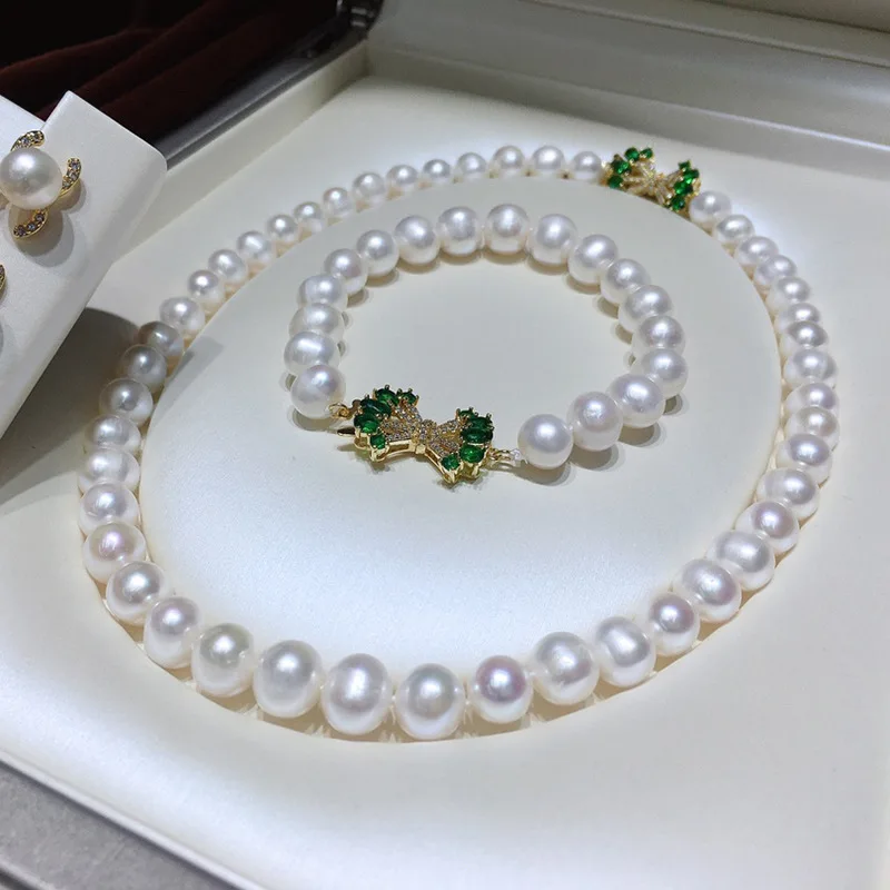 032 Zhuji Freshwater Pearl Necklace for Women Versatile Set Wholesale Elegant Fashion Jewelry Exquisite Gift
032 Zhuji Freshwater Pearl Necklace for Women Versatile Set Wholesale Elegant Fashion Jewelry Exquisite Gift