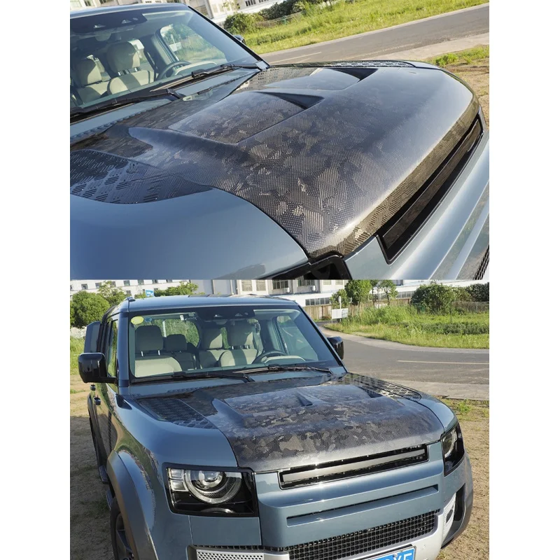 Подходит для Land Rover Defender, камуфляжный капот, замена из углеродного волокна, неразрушающая установка, модель 110
Подходит для Land Rover Defender, камуфляжный капот, замена из углеродного волокна, неразрушающая установка, модель 110