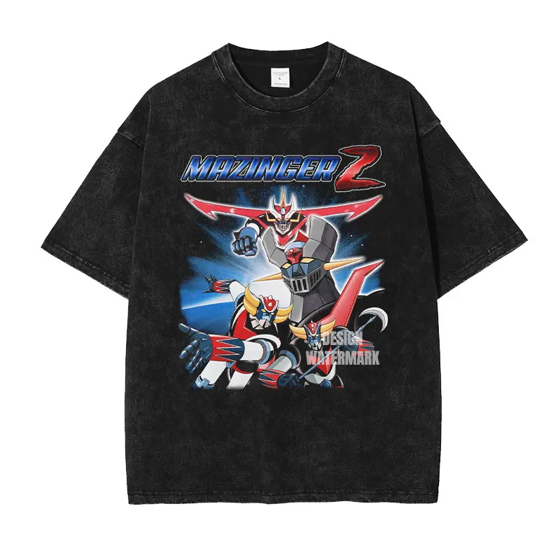 Anime M-Mazinger Z T-shirts Oversized Vintage Washed Kouji T Shirt Retro Manga Streetwear Harajuku Tops Tees Man 100% Cotton
Anime M-Mazinger Z T-shirts Oversized Vintage Washed Kouji T Shirt Retro Manga Streetwear Harajuku Tops Tees Man 100% Cotton
