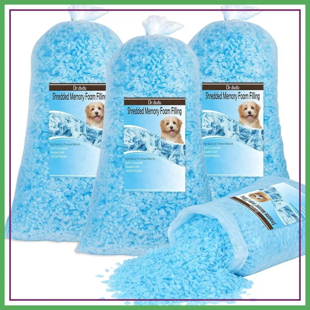 20 lbs Shredded Gel Memory Foam Filler for Bean Bag, Couch Cushion, Dog Bed, Pillow, Arts & Crafts
20 lbs Shredded Gel Memory Foam Filler for Bean Bag, Couch Cushion, Dog Bed, Pillow, Arts & Crafts
