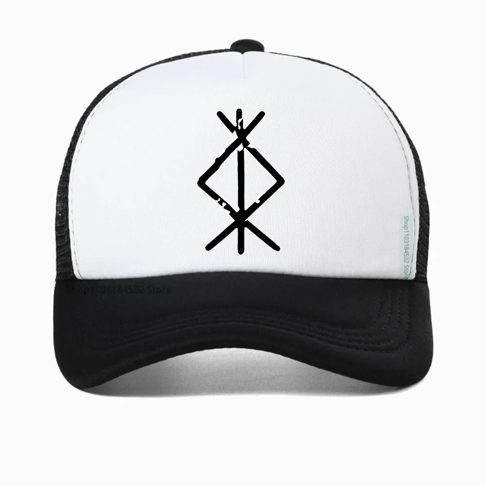 Viking Rune Protection Bind Rune baseball cap Norse Bind Vintage Viking Protection Rune mesh hat fashion adjustable snapback hat
Viking Rune Protection Bind Rune baseball cap Norse Bind Vintage Viking Protection Rune mesh hat fashion adjustable snapback hat