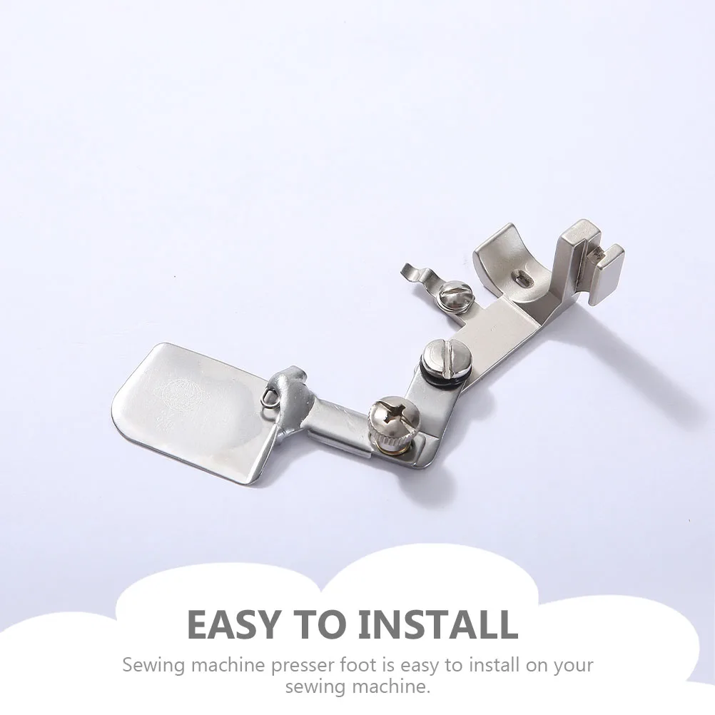 Curled Presser Foot Binding Attachment Sewing Edges Folder Machine Hemmer Tool Replacement Binder Stainless Steel Accessory
Curled Presser Foot Binding Attachment Sewing Edges Folder Machine Hemmer Tool Replacement Binder Stainless Steel Accessory