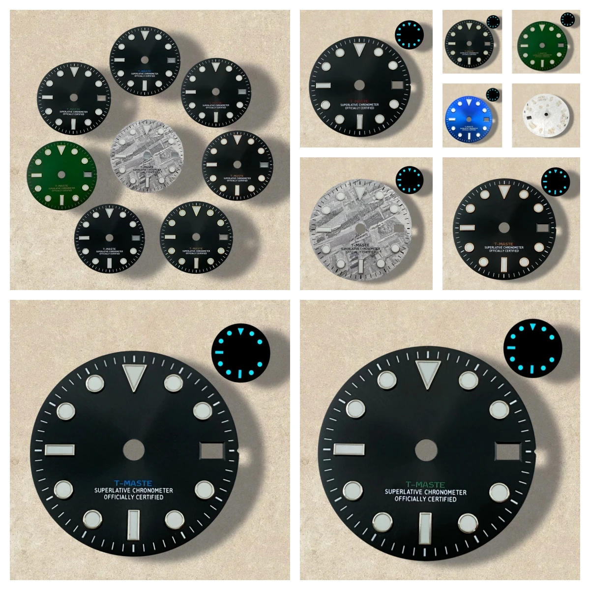 28.5mm S Logo Meteorite GMT Dial Fit NH34 Japanese Movement Ice Blue Luminous Watch Modification Accessories
28.5mm S Logo Meteorite GMT Dial Fit NH34 Japanese Movement Ice Blue Luminous Watch Modification Accessories