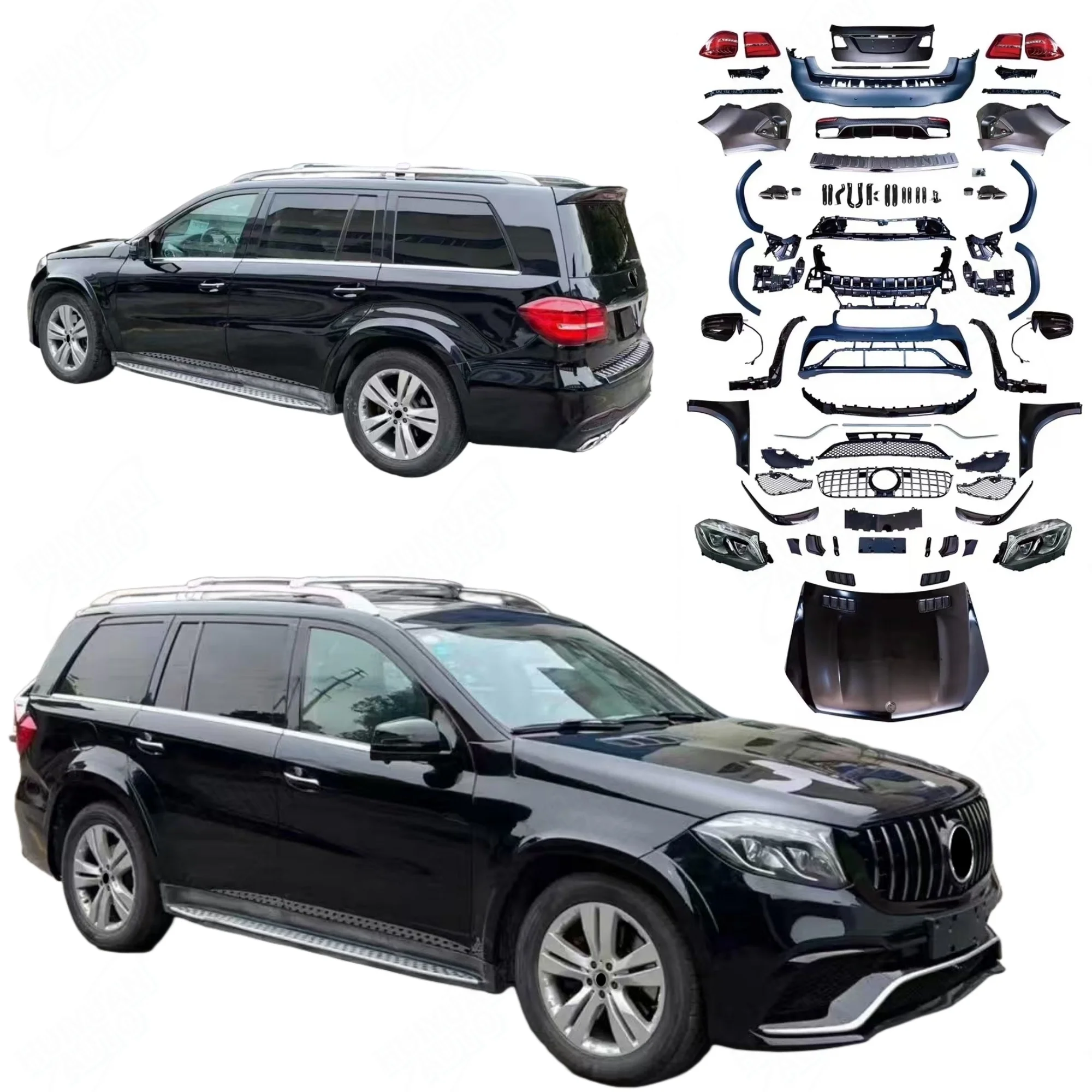 Factory Price Conversion Kit GL X164 2006-2012 Modify to GLS63 Style X166 Bodykit Headlight Bumper Pipe Hood Fender Taillight
Factory Price Conversion Kit GL X164 2006-2012 Modify to GLS63 Style X166 Bodykit Headlight Bumper Pipe Hood Fender Taillight