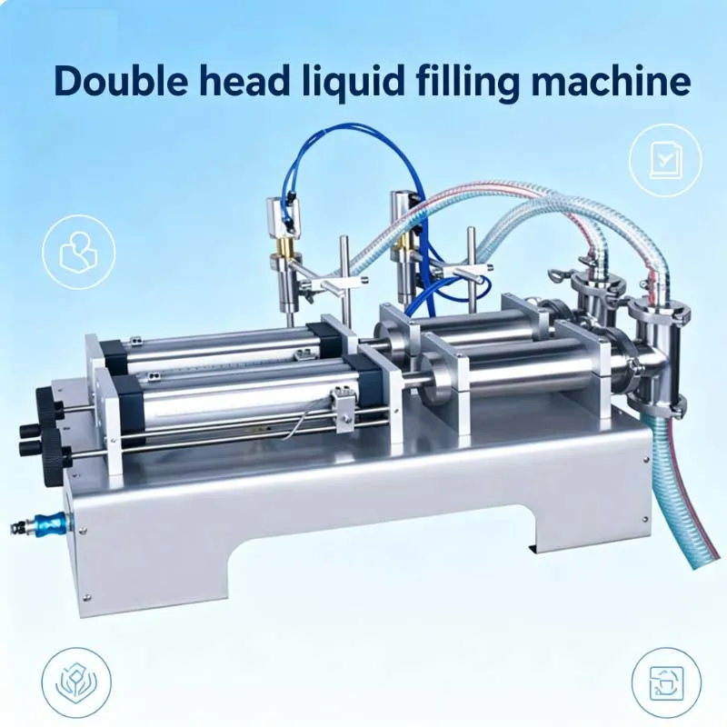 2 Nozzle Horizontal Semi Auto Pneumatic Piston Manual Water Juice Beverage Semi Automatic Liquid Filling Machine
2 Nozzle Horizontal Semi Auto Pneumatic Piston Manual Water Juice Beverage Semi Automatic Liquid Filling Machine