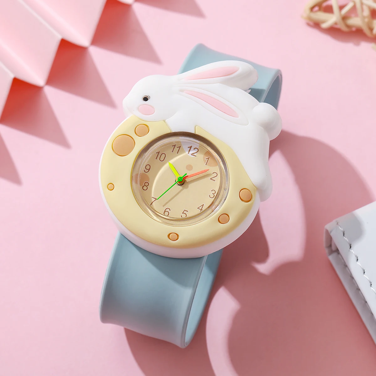 New macaron color cute fashion cartoon pattern disc pointer silicone strap pia pia watch for students
New macaron color cute fashion cartoon pattern disc pointer silicone strap pia pia watch for students