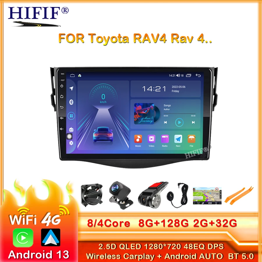 2din Android 13 Car Player for Toyota RAV4 Rav 4 2007 2008 2009 2010 2011 Car Radio GPS Navigation Wifi Player
2din Android 13 Car Player for Toyota RAV4 Rav 4 2007 2008 2009 2010 2011 Car Radio GPS Navigation Wifi Player