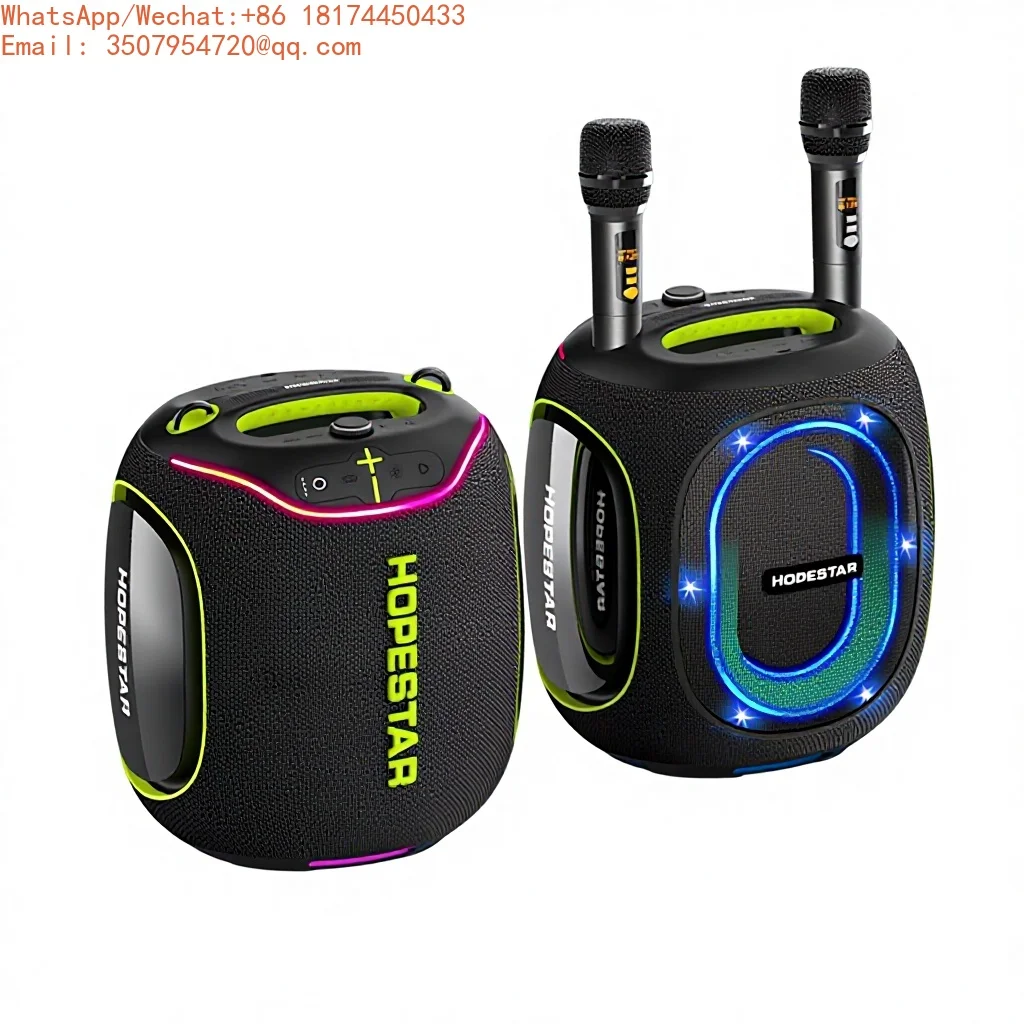 Pop HOPESTAR Partybox 600 Portable Karaoke Wireless 5.0 Speaker 300W Heavy Bass HIFI Stereo Sound IPX2 Battery RGB LED Lighting
Pop HOPESTAR Partybox 600 Portable Karaoke Wireless 5.0 Speaker 300W Heavy Bass HIFI Stereo Sound IPX2 Battery RGB LED Lighting
