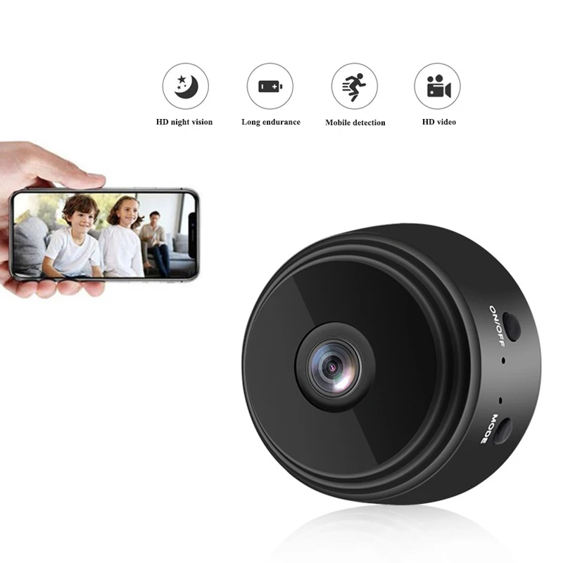 Мини-камера A9, IP-камера 1080P 120 ° Широкоугольная магнитная беспроводная мини-видеокамера домашней безопасности
Мини-камера A9, IP-камера 1080P 120 ° Широкоугольная магнитная беспроводная мини-видеокамера домашней безопасности