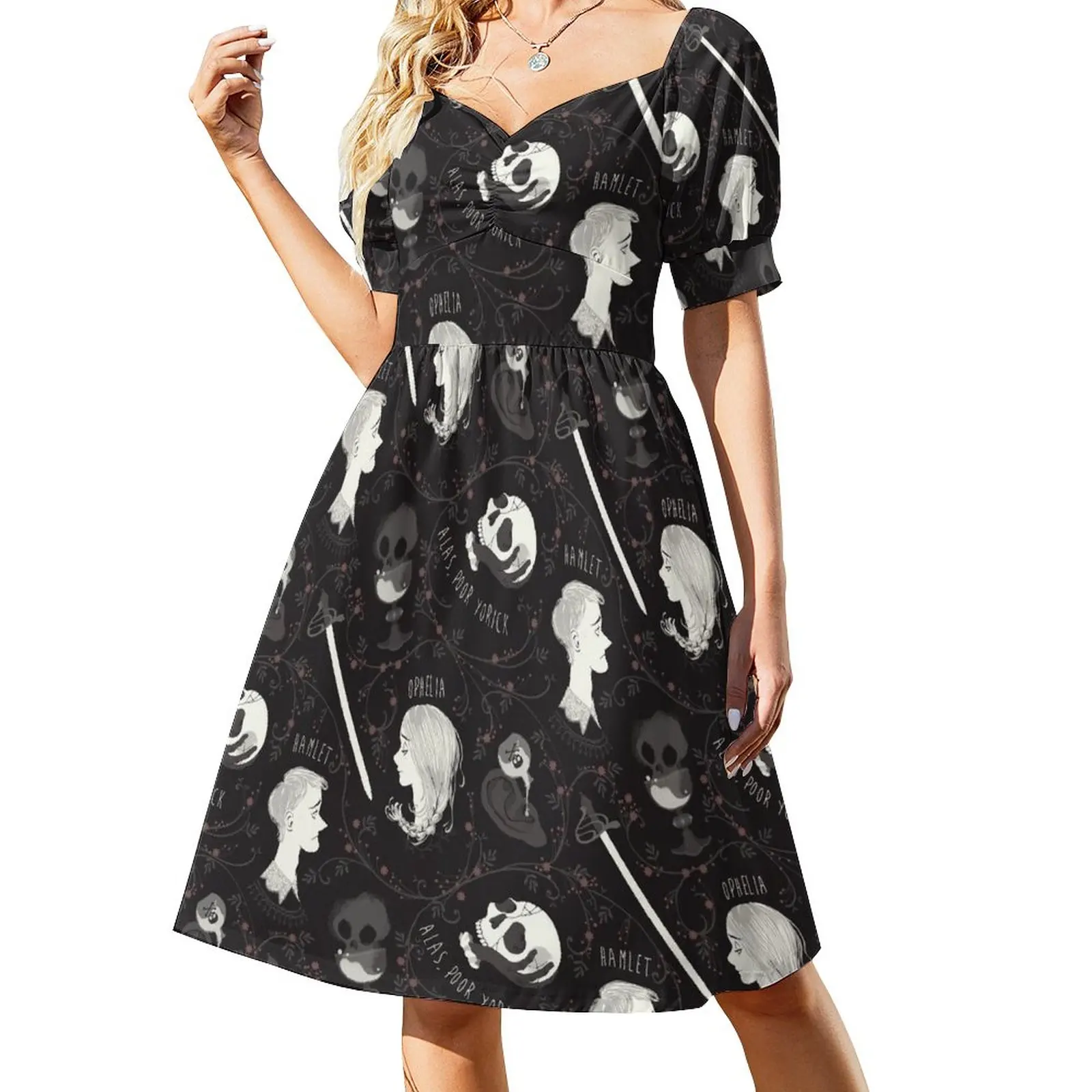 Shakespearean pattern - Hamlet Dress loose summer dress long dress women luxury dresses
Shakespearean pattern - Hamlet Dress loose summer dress long dress women luxury dresses