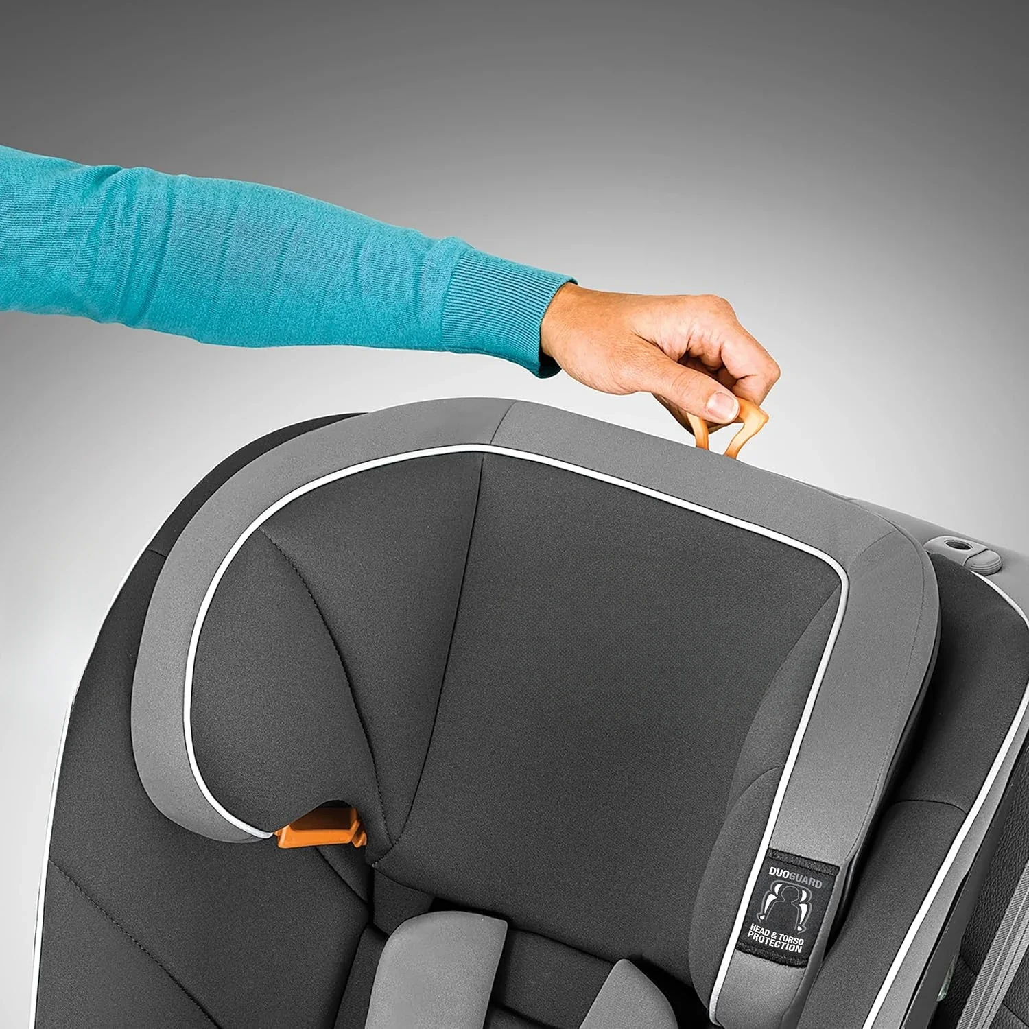 MyFit Harness + Booster Car Seat, 5-Point Harness and High Back Seat, For children 25-100 lbs. | Fathom/Grey/Blue
MyFit Harness + Booster Car Seat, 5-Point Harness and High Back Seat, For children 25-100 lbs. | Fathom/Grey/Blue