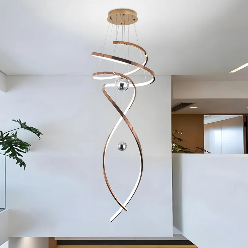 Modern home decor led lights pendant light lamps forstaircase Chandeliers for living room hanging light indoor lighting
Modern home decor led lights pendant light lamps forstaircase Chandeliers for living room hanging light indoor lighting
