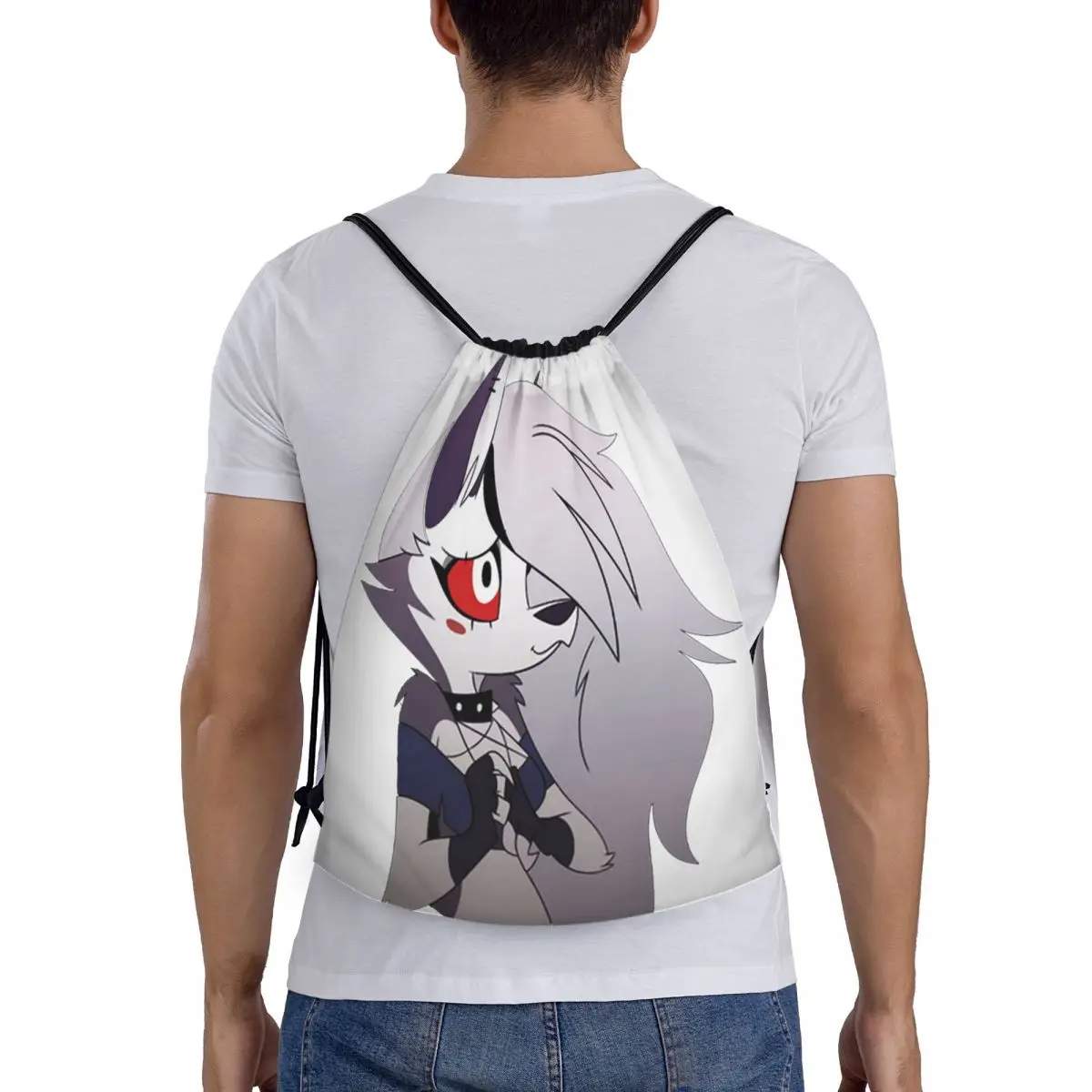 Helluva Boss Loona Backpacks Fashion Portable Drawstring Bags Shoes Bag Book Bags For Man Woman Students
Helluva Boss Loona Backpacks Fashion Portable Drawstring Bags Shoes Bag Book Bags For Man Woman Students