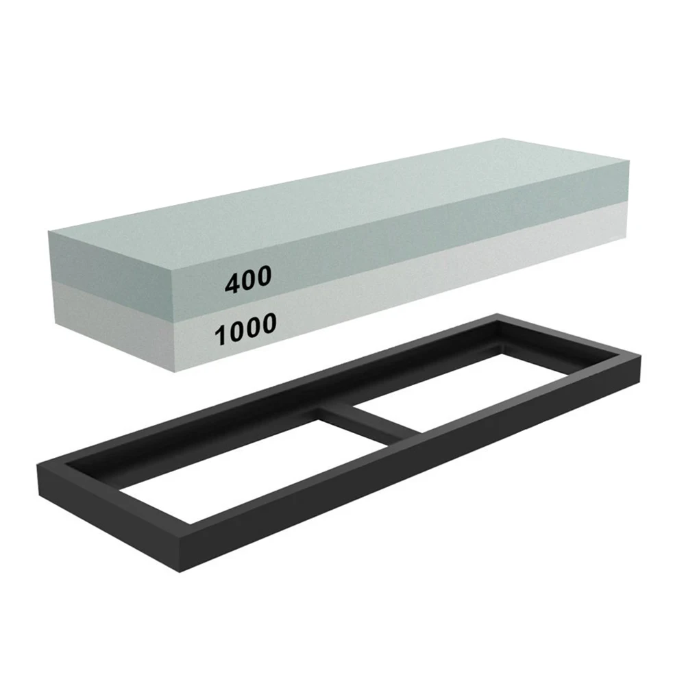Whetstone 2-IN-1 Sharpening Stone 400/1000 Grit Waterstones Knife Sharpener Rubber Stone Holder Included
Whetstone 2-IN-1 Sharpening Stone 400/1000 Grit Waterstones Knife Sharpener Rubber Stone Holder Included