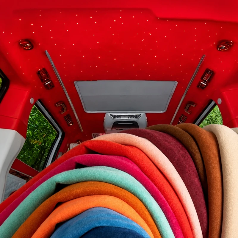 Car Interior Suede Fabric Headliner Material Upholstery Cloth for Ceiling Workbench Pillar Door Trim No Foam No Adhesive Backing
Car Interior Suede Fabric Headliner Material Upholstery Cloth for Ceiling Workbench Pillar Door Trim No Foam No Adhesive Backing