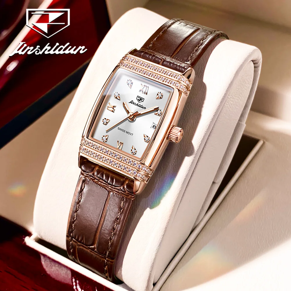 JSDUN 8940 Women's Wristwatches Fashion Square Dial Diamond Bezel Original Quartz Watches for Woman Elegant Retro Ladies Watches
JSDUN 8940 Women's Wristwatches Fashion Square Dial Diamond Bezel Original Quartz Watches for Woman Elegant Retro Ladies Watches