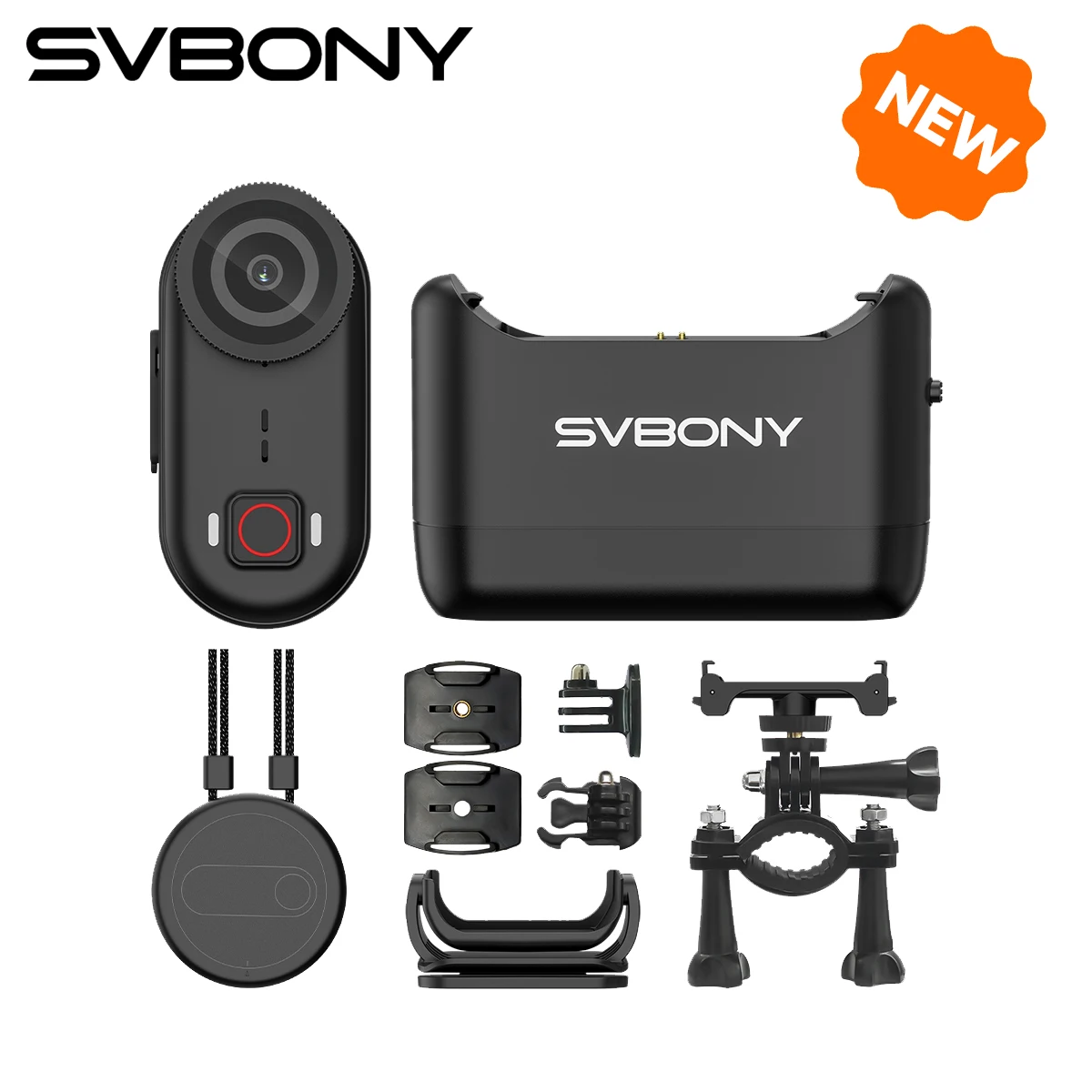 SVBONY SVGo M3 Magnetic Suction Thumb Action Camera 10m Waterproof Built-in 64GB Storage True 4K/30fps 43g for POV Vlog Surfing
SVBONY SVGo M3 Magnetic Suction Thumb Action Camera 10m Waterproof Built-in 64GB Storage True 4K/30fps 43g for POV Vlog Surfing