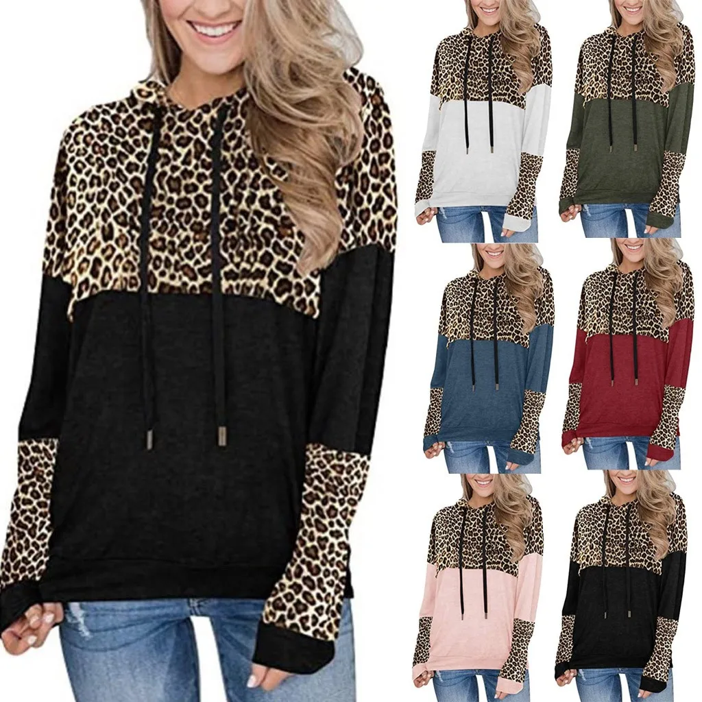 Women's Casual Leopard-Print Knit Hoodie Long-Sleeved DrawstringSweatshirtHoodie Hoodies Oversized Hoodie Zip Up hoodies
Women's Casual Leopard-Print Knit Hoodie Long-Sleeved DrawstringSweatshirtHoodie Hoodies Oversized Hoodie Zip Up hoodies