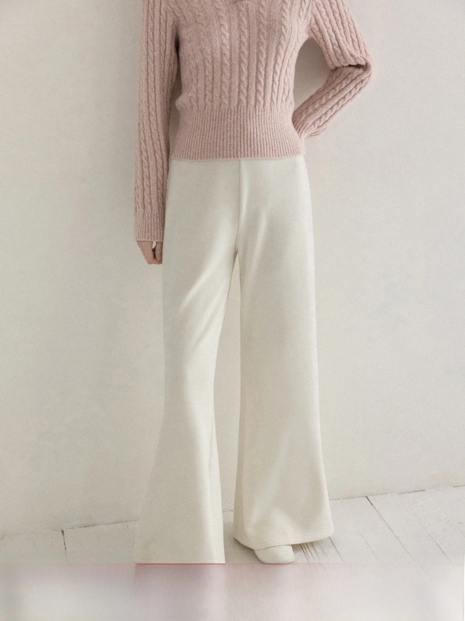 High Waist Wide Leg Pants Women's Casual Trousers Fce Lined Khaki Color Spring Season Versatile Comfortable Straight Cut
High Waist Wide Leg Pants Women's Casual Trousers Fce Lined Khaki Color Spring Season Versatile Comfortable Straight Cut