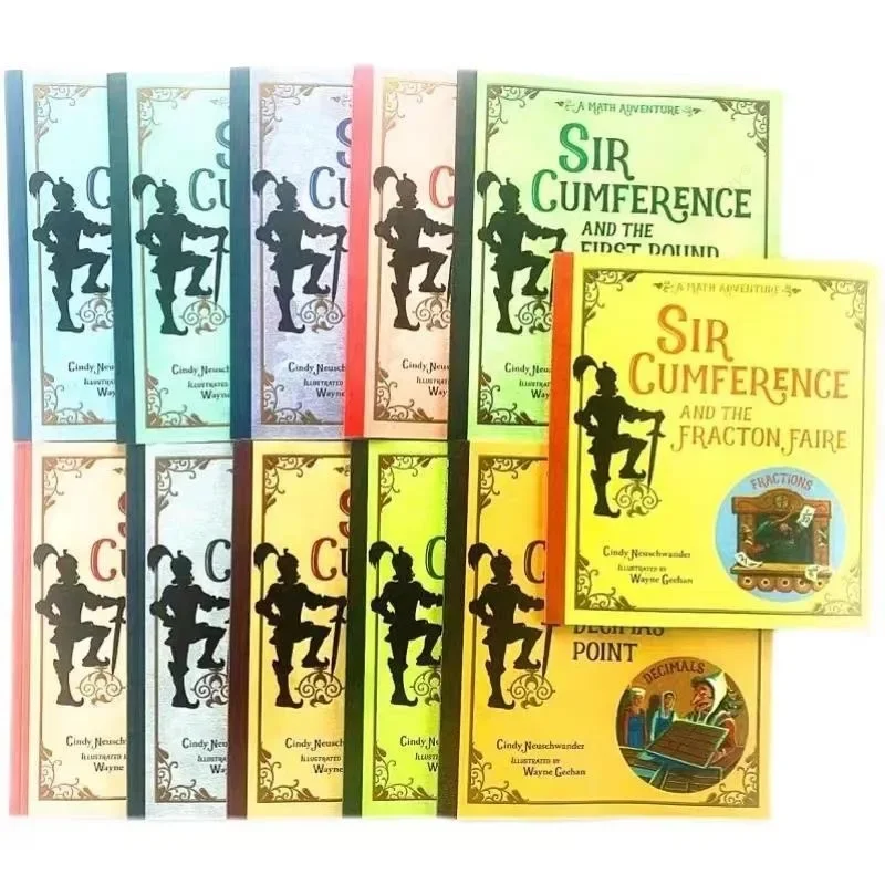 11 Books Sir Cumference Math Adventure Children's Extracurricular Reading Picture Book in English
11 Books Sir Cumference Math Adventure Children's Extracurricular Reading Picture Book in English
