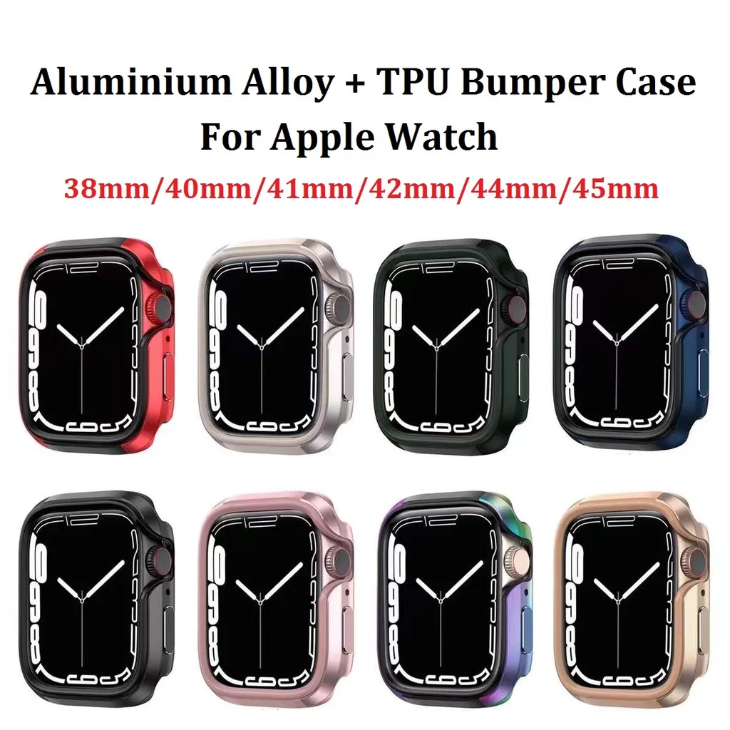 Чехол-бампер 2 в 1 из алюминиевого сплава и мягкого ТПУ для Apple watch Series 7/6/se Series 5/4/3/2 41 мм 45 мм 38 мм 42 мм 40 мм 44 мм
Чехол-бампер 2 в 1 из алюминиевого сплава и мягкого ТПУ для Apple watch Series 7/6/se Series 5/4/3/2 41 мм 45 мм 38 мм 42 мм 40 мм 44 мм