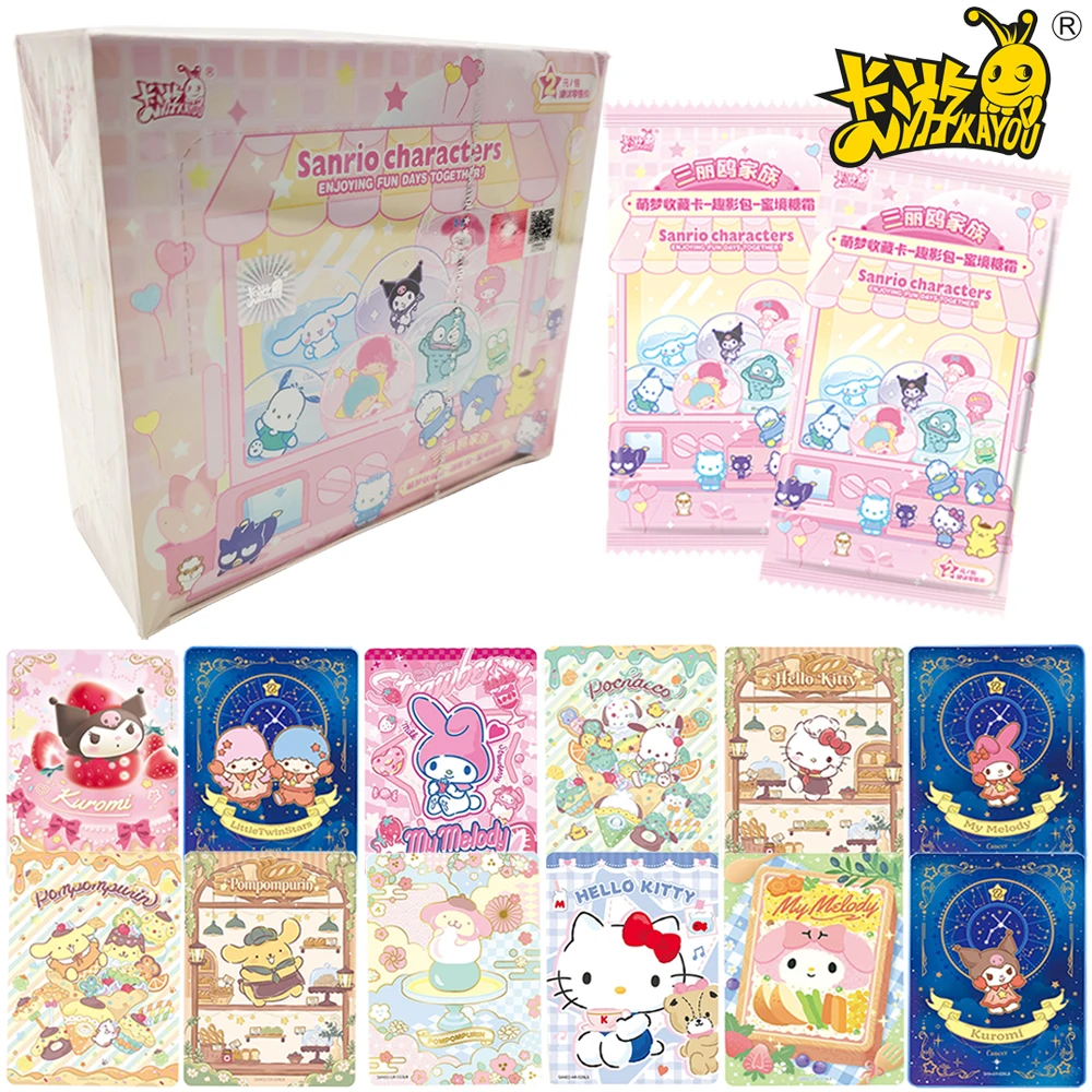 Новые оригинальные коллекционные карты KAYOU Sanrio, популярные подарки на день рождения, карточные игрушки, фанаты, Cherish, милые персонажи мультфильмов, креативные подарки
Новые оригинальные коллекционные карты KAYOU Sanrio, популярные подарки на день рождения, карточные игрушки, фанаты, Cherish, милые персонажи мультфильмов, креативные подарки