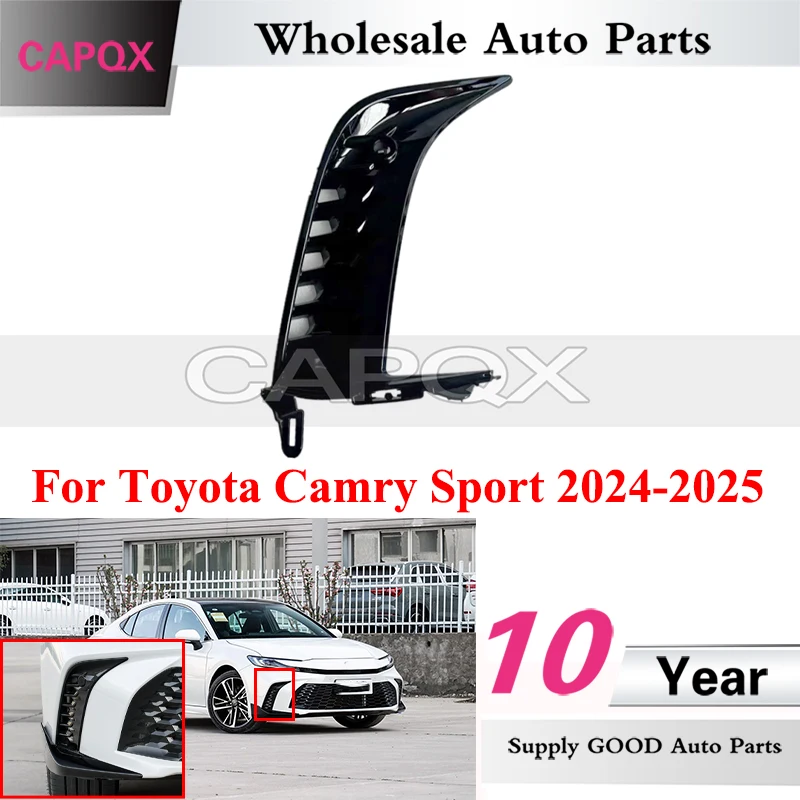 CAPQX Front Bumper Foglight Frame For Toyota Camry Sport 2024 2025 Foglamp Cover
CAPQX Front Bumper Foglight Frame For Toyota Camry Sport 2024 2025 Foglamp Cover