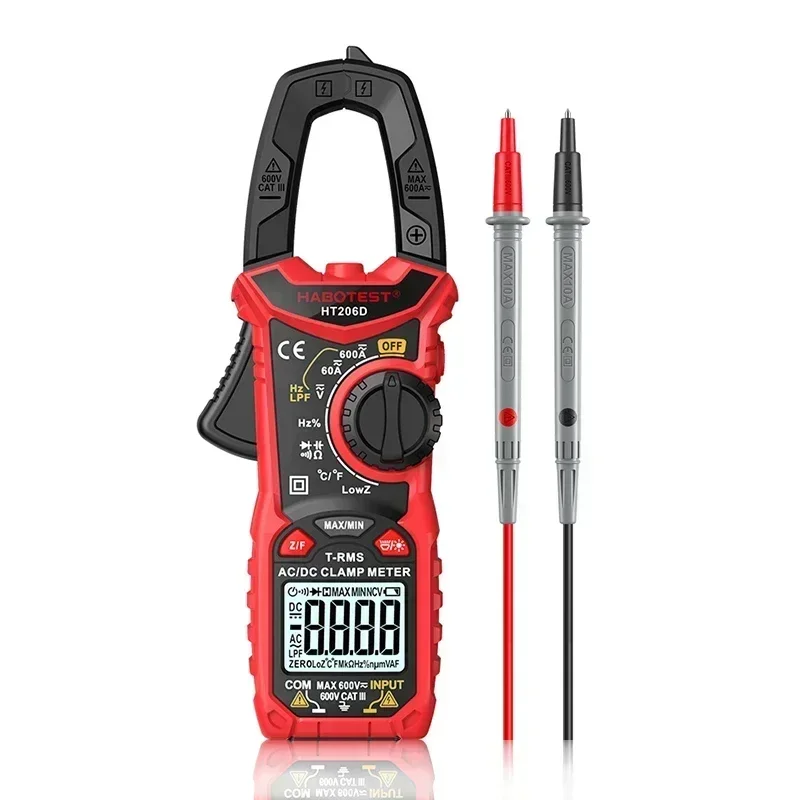 DC Temperature True Tester AC Digital Backlight Capacitance Meter Voltage Clamp Two-color Current
DC Temperature True Tester AC Digital Backlight Capacitance Meter Voltage Clamp Two-color Current