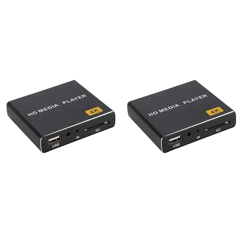 FORW-2X Mini 4K HDD Media Player 1080P Horizontal And Vertical Digital Video Player With USB Drive/SD Cards US Plug
FORW-2X Mini 4K HDD Media Player 1080P Horizontal And Vertical Digital Video Player With USB Drive/SD Cards US Plug