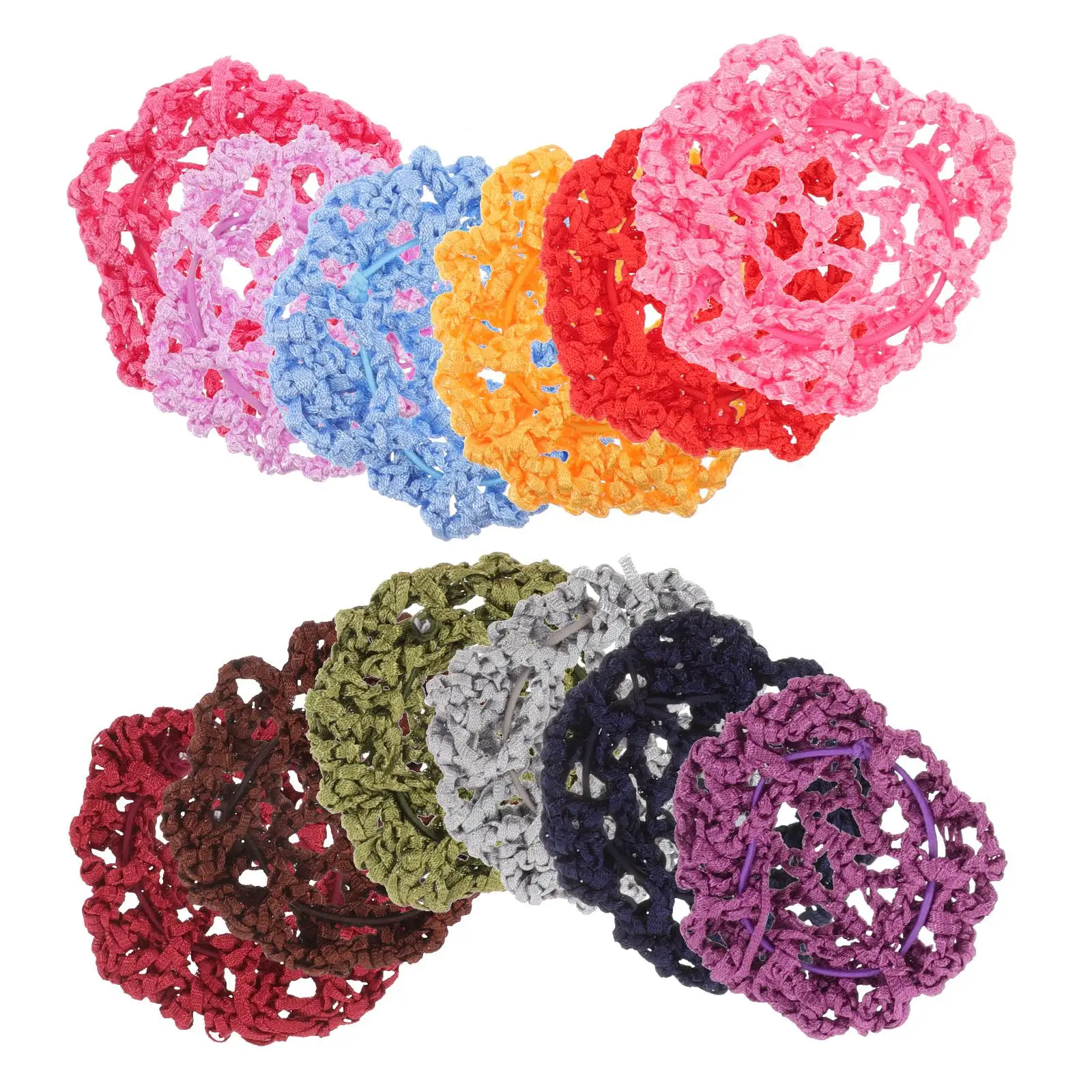 12Pcs Dancer Elastic Hair Net Set Nurse Clips Dancer'S Elastic Band Reusable Knit Skating Accessories
12Pcs Dancer Elastic Hair Net Set Nurse Clips Dancer'S Elastic Band Reusable Knit Skating Accessories