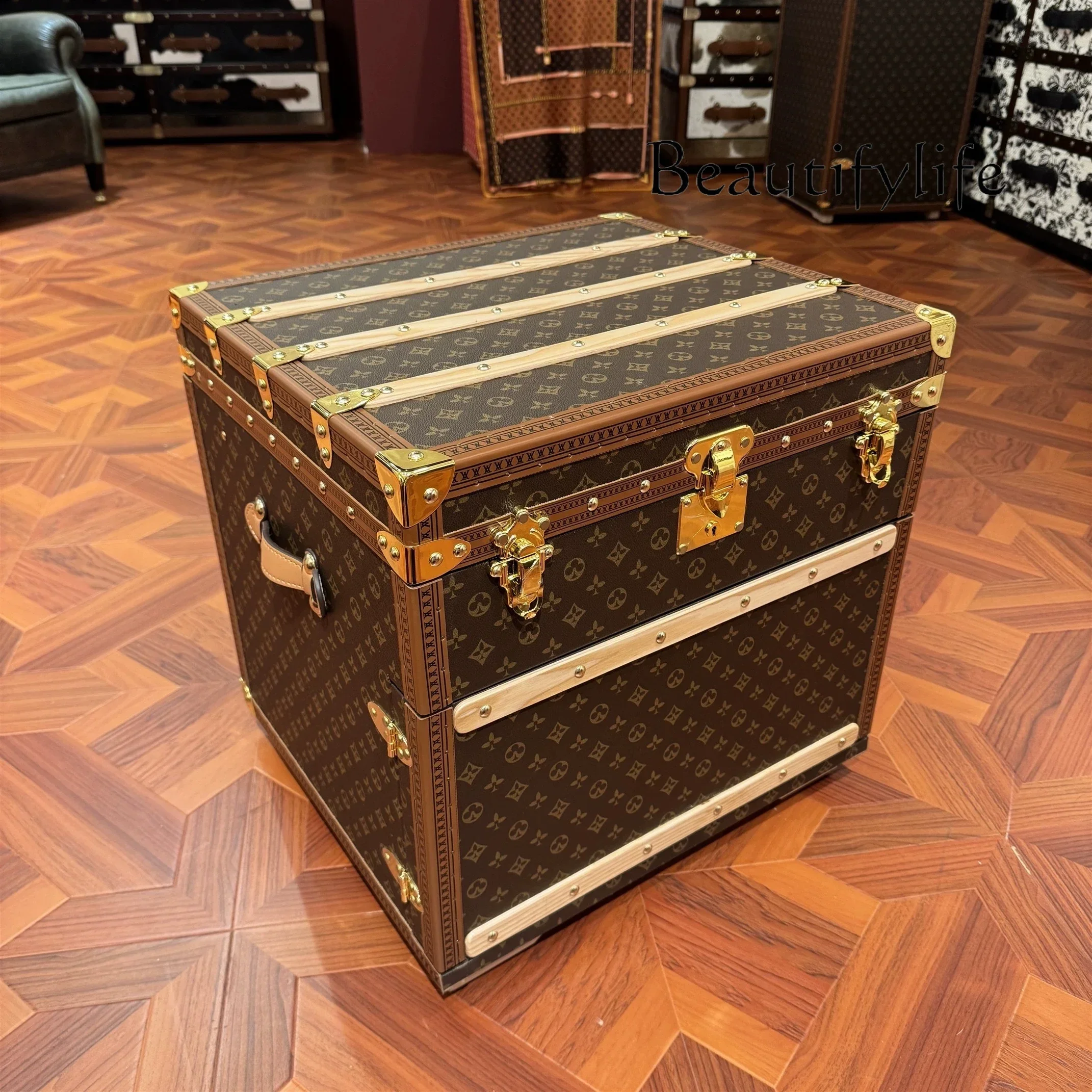 S French Retro Bedside Table, Old Flower Cabinet, Living Room Sofa Side Cabinet, Light Luxury Storage
S French Retro Bedside Table, Old Flower Cabinet, Living Room Sofa Side Cabinet, Light Luxury Storage