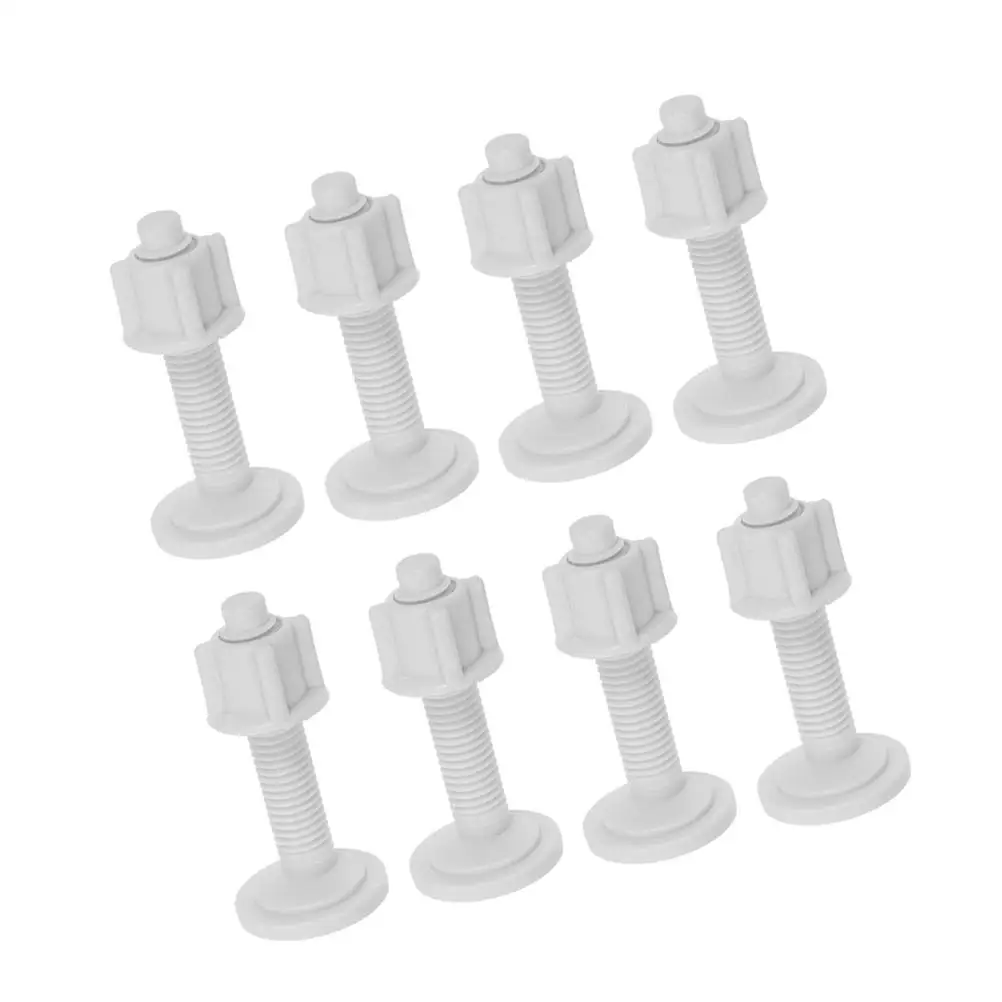 8 Pcs Toilet Seat Screws Replacement Hinge Bolts Lid Fastener Plastic Rubber Expansion Secure Fixation Easy Installation
8 Pcs Toilet Seat Screws Replacement Hinge Bolts Lid Fastener Plastic Rubber Expansion Secure Fixation Easy Installation