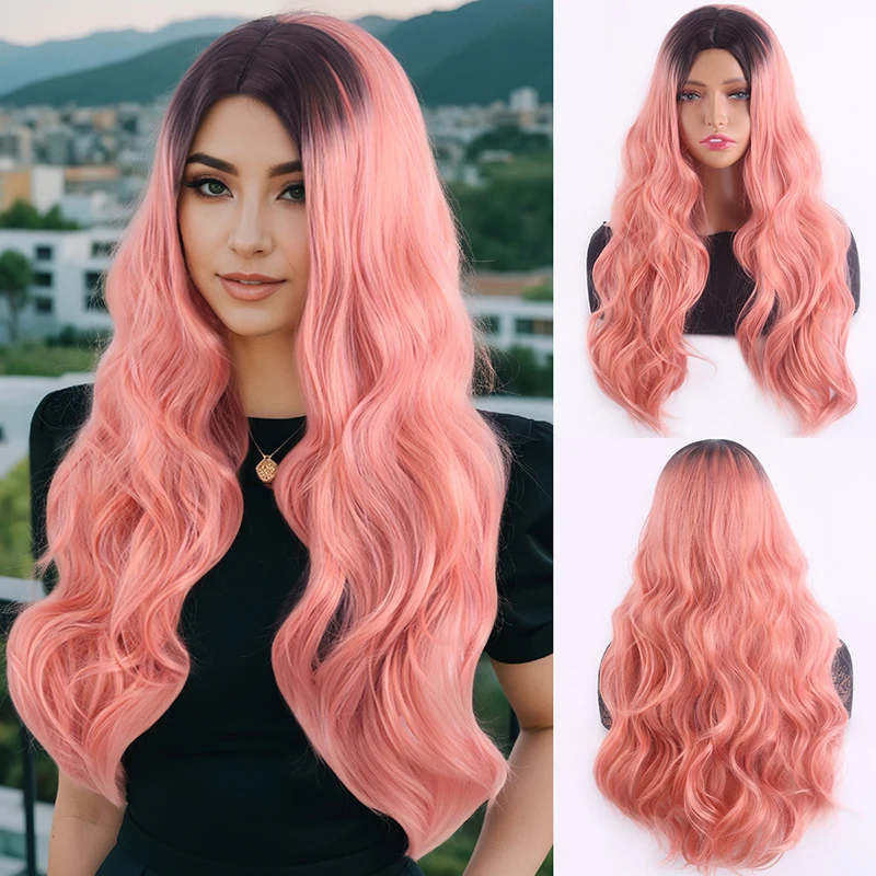 Модная гарнитура для трансграничного парика, розовая гарнитура Qi Liu Sea Ripple Wave Style, парик из синтетического волокна
Модная гарнитура для трансграничного парика, розовая гарнитура Qi Liu Sea Ripple Wave Style, парик из синтетического волокна