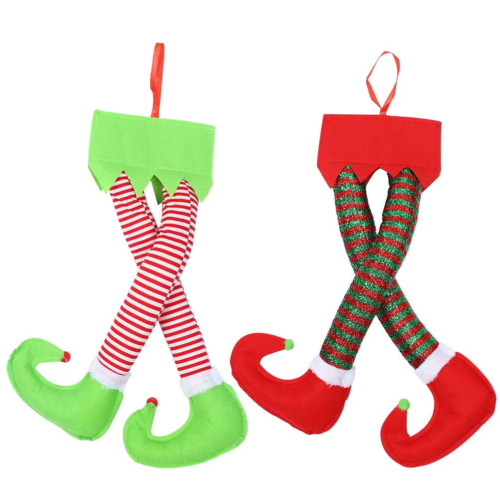 2 Pcs Santa's Legs Ornament Christmas Tree Decorations for Holiday Ornaments Skirt
2 Pcs Santa's Legs Ornament Christmas Tree Decorations for Holiday Ornaments Skirt