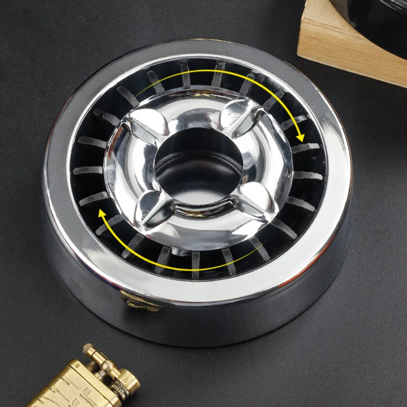 Креативная вращающаяся пепельница, круглая настольная пепельница, офисная пепельница для гасиния дыма
Креативная вращающаяся пепельница, круглая настольная пепельница, офисная пепельница для гасиния дыма