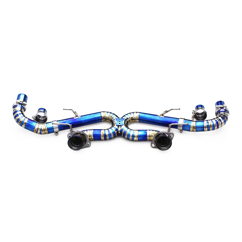 Yooking Racing Car Exhaust System For Aston Martin DB11 V12 5.2L 2016-2019 Titanium Axle Back Pipe