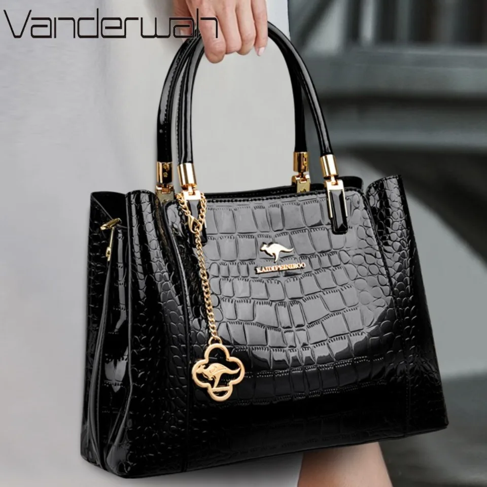 KAIDIFEINIROO Kangaroo Brand Casual Tote Bag Oil Pu Leather Handbag Womne Shoulder Crossbody Large Capacity Hand Bag Three Layer
KAIDIFEINIROO Kangaroo Brand Casual Tote Bag Oil Pu Leather Handbag Womne Shoulder Crossbody Large Capacity Hand Bag Three Layer