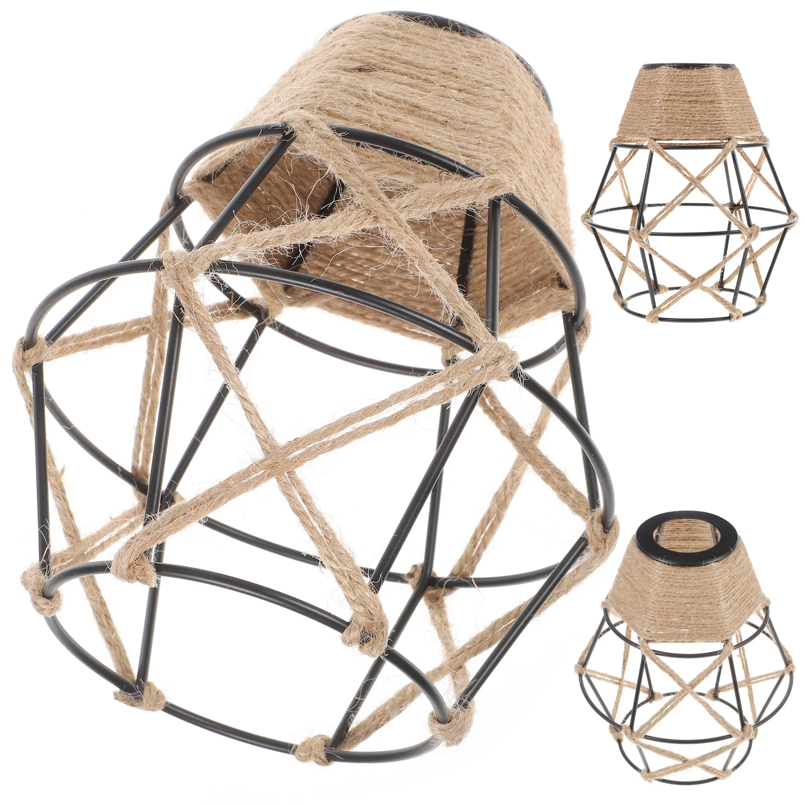 3 Pcs Chandelier Shade Lamp Light Covers Ornament Ceiling Decor Bohemian Lampshade Metal Lampshades Large Hand-woven
3 Pcs Chandelier Shade Lamp Light Covers Ornament Ceiling Decor Bohemian Lampshade Metal Lampshades Large Hand-woven